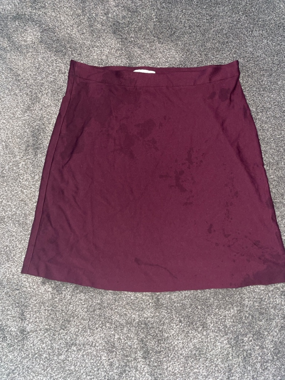 Margaret M Plum A-Line Skirt